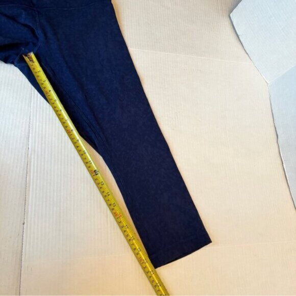 Lululemon 2020 Wunder Under Crop High-Rise *Spray 21" Indigo Spray Mineral Blue - Picture 9 of 14